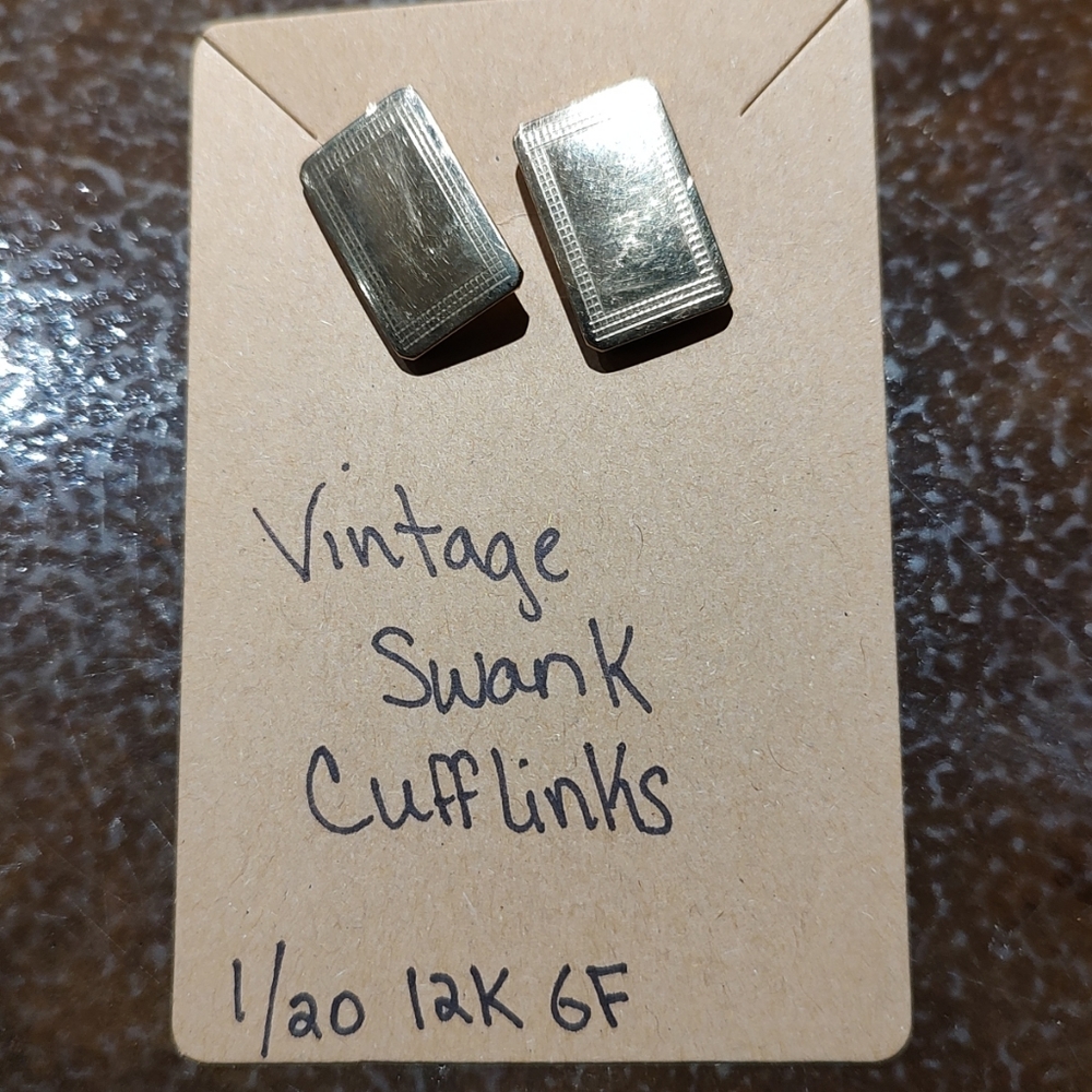 Vintage Swank Cufflinks 1/2012kGF